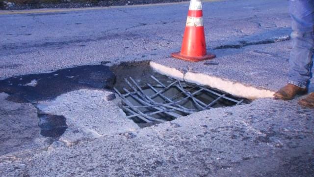 WEB EXTRA: Video Of The Hole In The Highway 412 Bridge