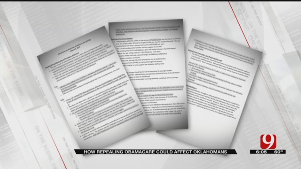 Memo To Gov. Outlines Impact Of American Healthcare Act For Oklahomans
