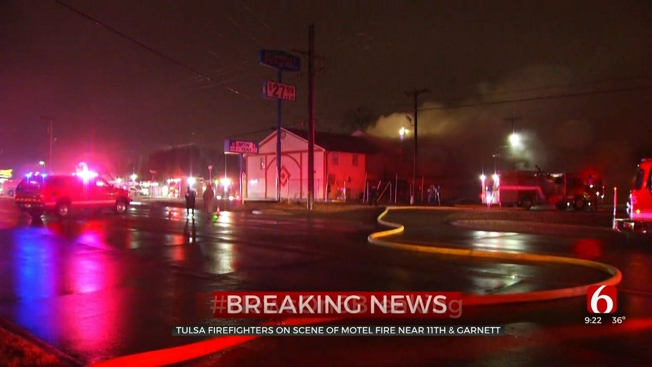 Emergency Crews Respond To Tulsa Fire