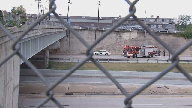 WEB EXTRA: Falling Concrete Injures Collinsville Woman Driving Under Bridge