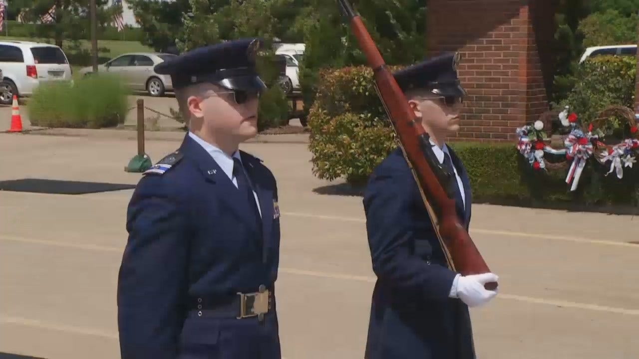 WEB EXTRA: Changing Of The Guard Re-Enactment At Floral Haven