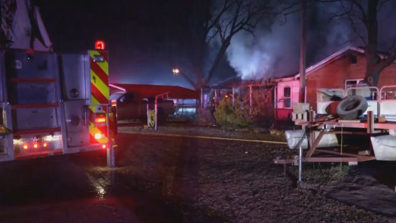 WEB EXTRA: Video From Scene Of Collinsville House Fire