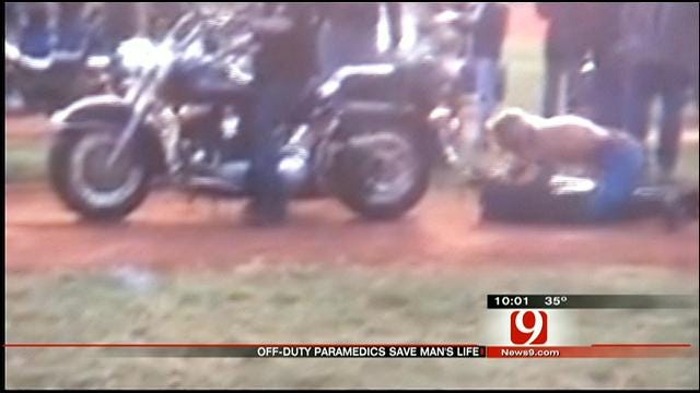 Off-Duty Rescue Workers Save OK Daredevil During Stunt
