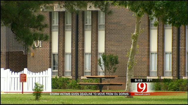 Tornado Victims Living At OU Dorms Moving Out