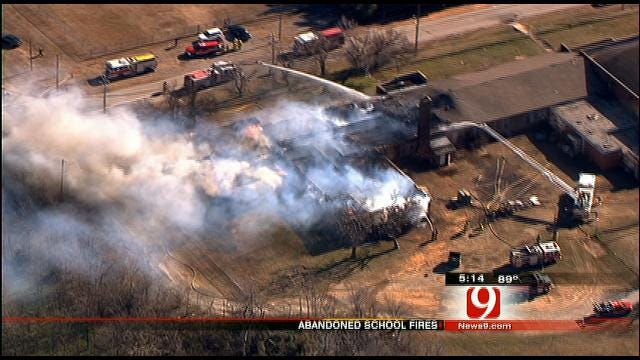 Authorities Investigate A Number Of Fires At OKC Abandoned Schools