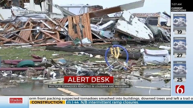 Multiple Tornadoes Leave Destruction In Deep South