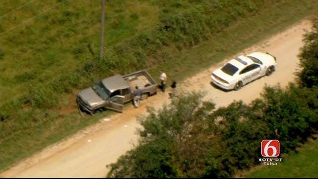 Osage SkyNews 6 HD Flies Over Scene Of Officer Involved Shooting In Okmulgee County