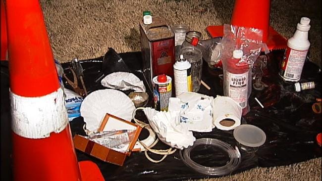 WEB EXTRA: Video From Scene Of Mobile Meth Lab Bust