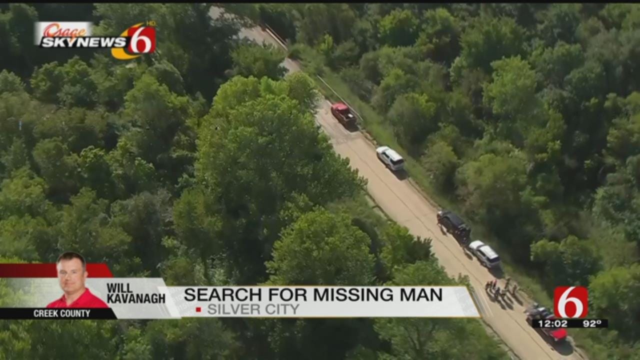 Osage SkyNews 6 HD Flys Over Creek County Search For Missing Man