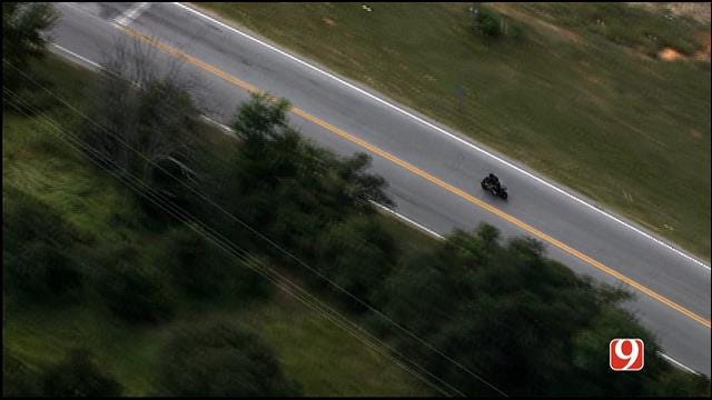 WEB EXTRA: SkyNews 9 Flies Over High-Speed Chase Involving Motorcycle
