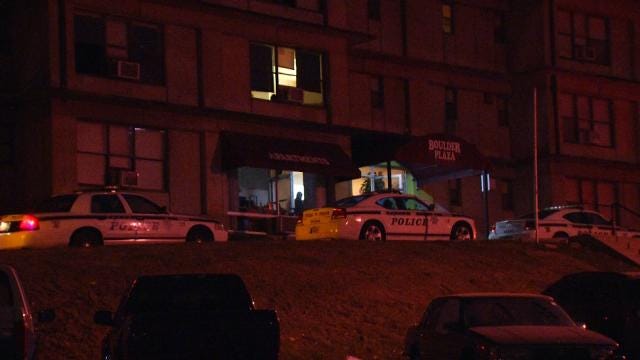 WEB EXTRA: Video From Scene Of Beating, Robbery At Downtown Tulsa Apartment Building