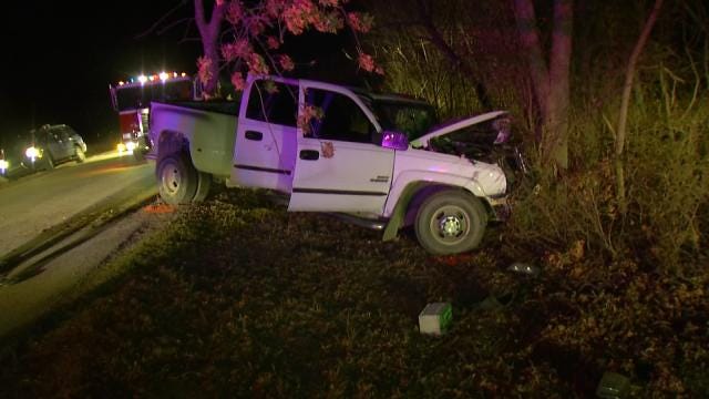 WEB EXTRA: Video From Scene Of Fatal Tulsa County Crash