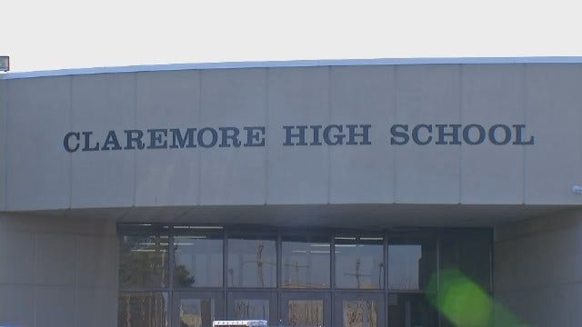 WEB EXTRA: Video Outside Claremore High School