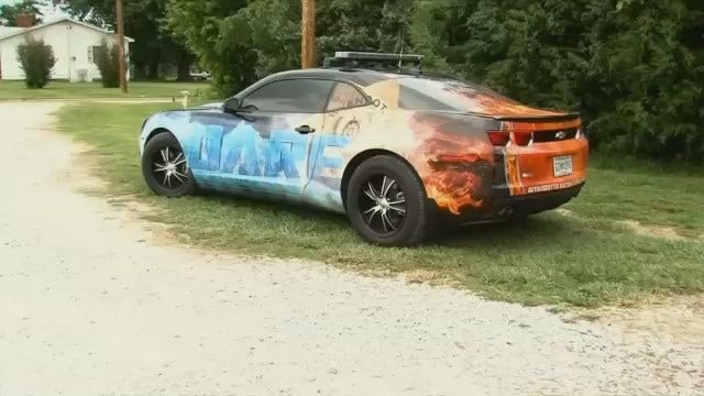 Wyandotte Officers Use Car Design To Warn About Dangers Of Drugs