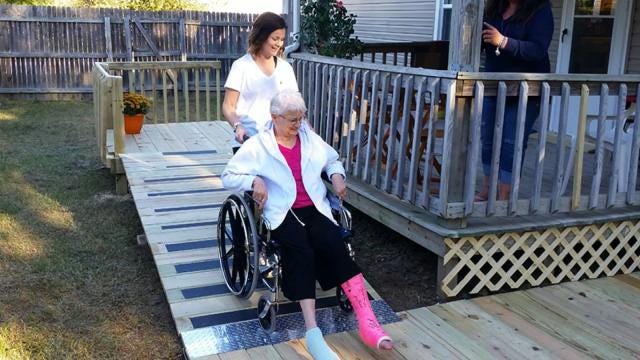 Owasso Home Depot Workers Built Ramp For Injured Woman