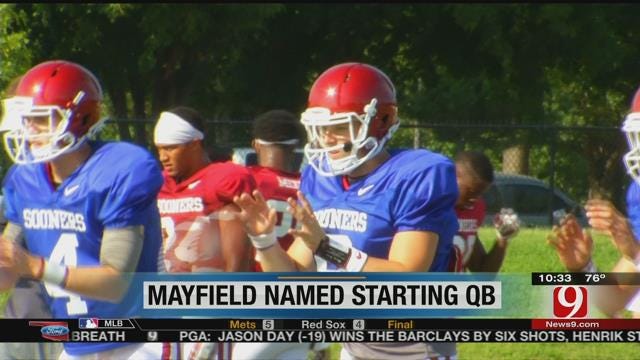 Baker Mayfield On Being Named Starting Quarterback