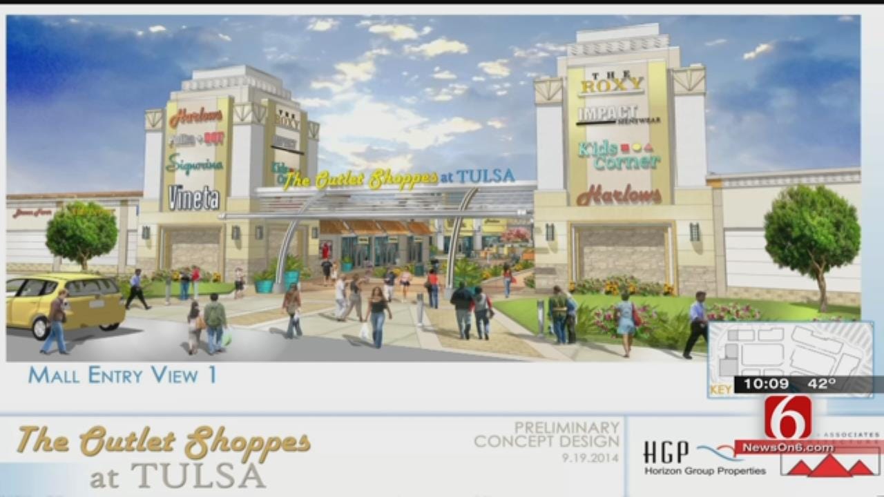 City Setting Sites On Plan For East Tulsa Outlet Mall