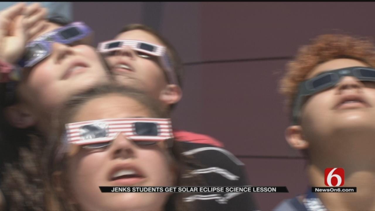 Jenks Students Get Unique View Of Total Solar Eclipse