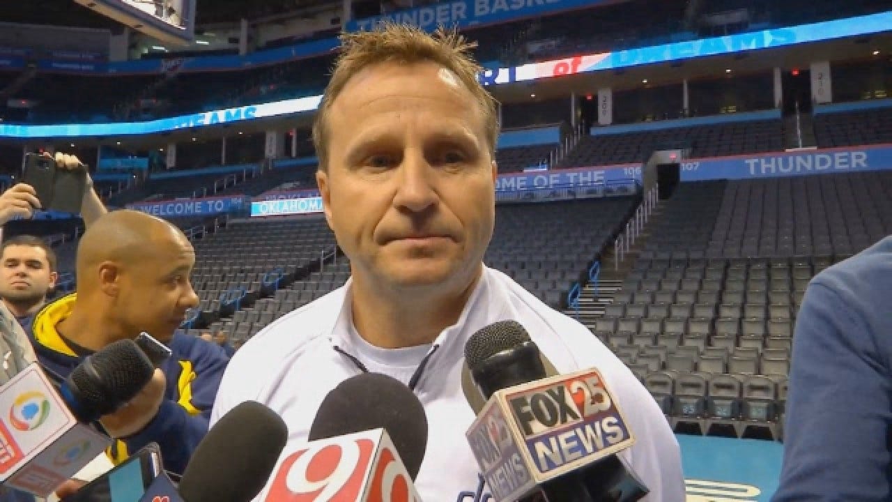 Former Thunder & Current Wizards' Coach Scott Brooks Talks To Media Part One