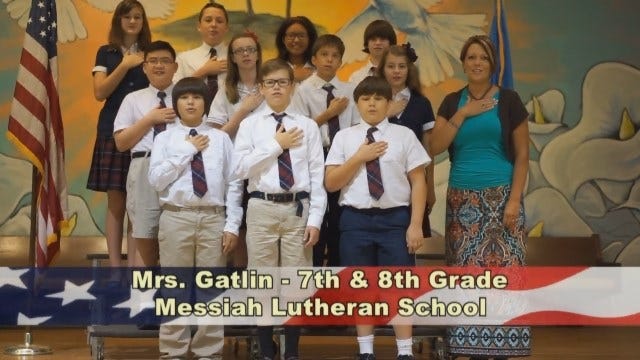 Mrs. Gatlin's 7th & 8th Grade Class Messiah Lutheran School