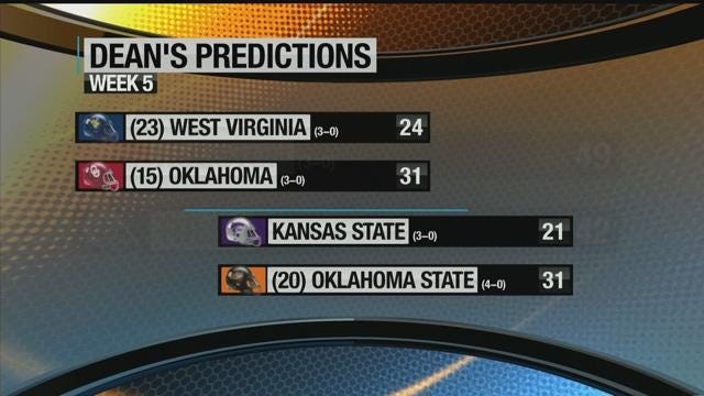 Predictions For OU, OSU and Tulsa