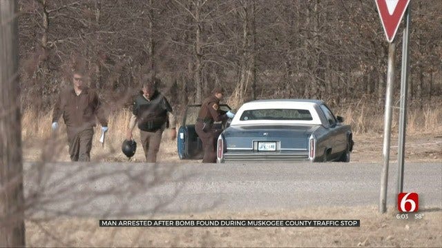 Muskogee County Deputy Finds Explosive Device During Traffic Stop
