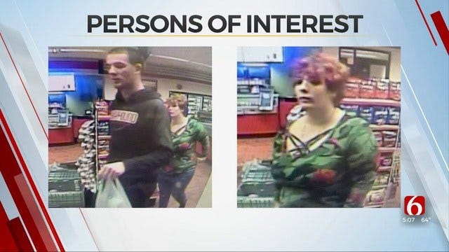Tulsa Police Searching For 2 People Suspected Of Credit Card Theft