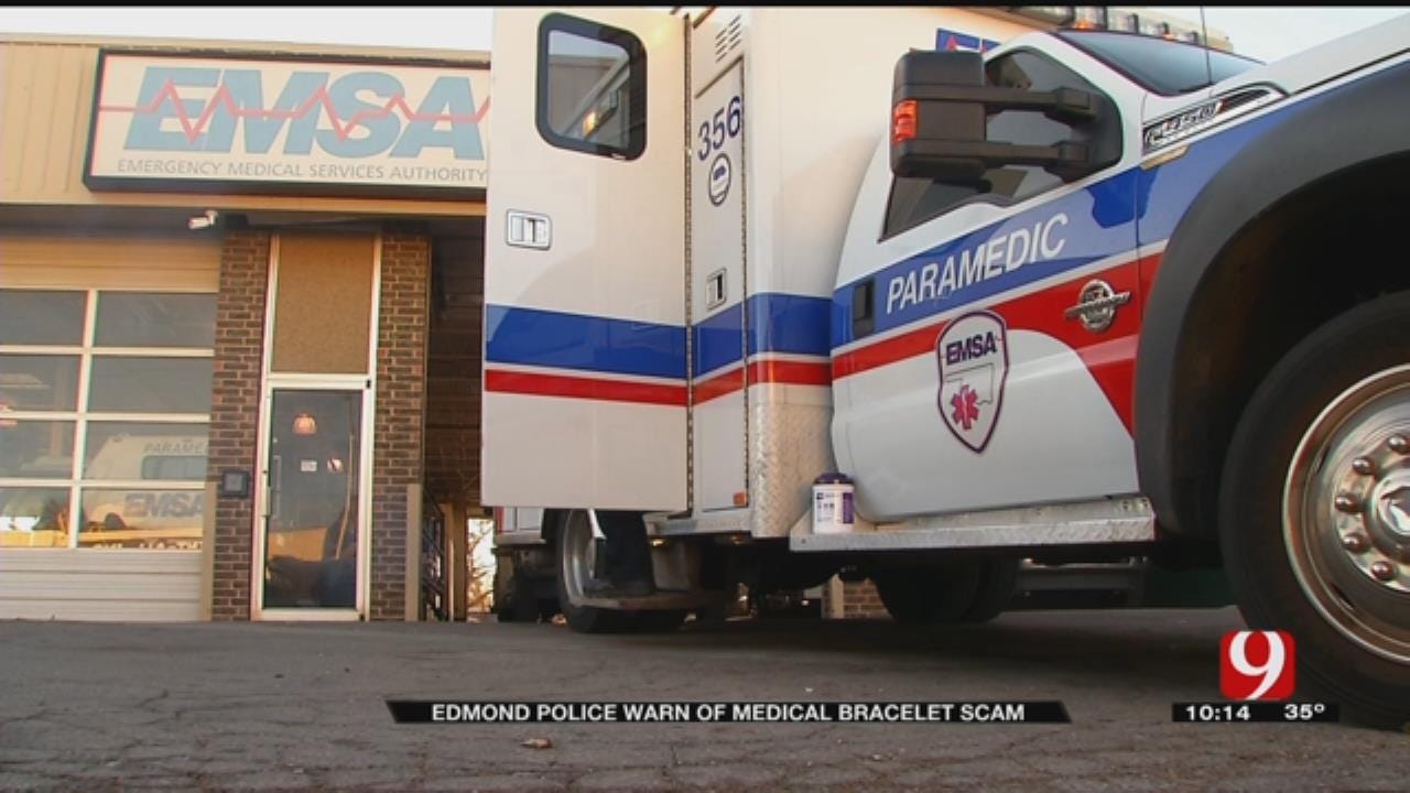 Don't Fall For 'Free Medical Bracelet' Scam, Edmond Police Say