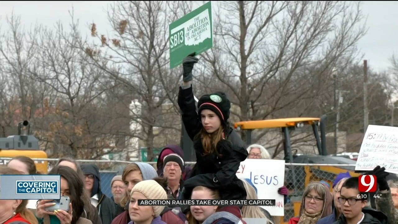 Abortion Abolitionists Rally At Oklahoma State Capitol