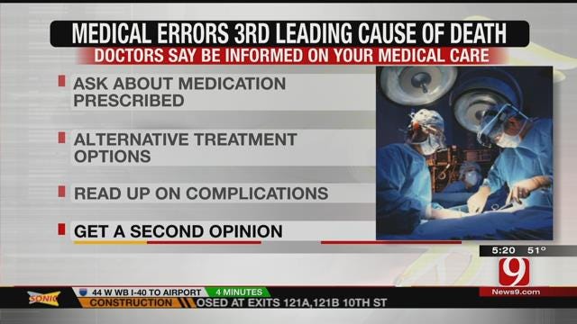 Medical Errors Now 3rd Leading Cause Of Death In U.S., Study Suggests