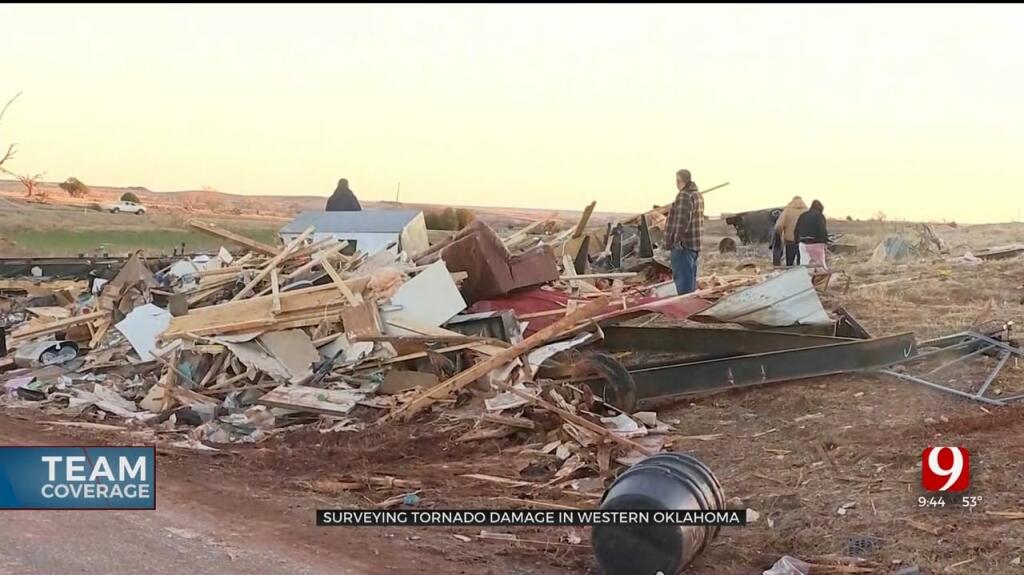 Major Damage Reported Across Oklahoma After Sunday Night Tornado Outbreak