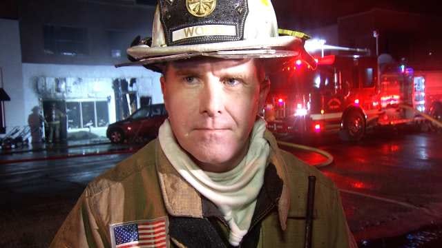 WEB EXTRA: Sand Springs Fire Chief On Downtown Fire