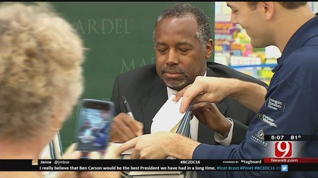 Dr. Ben Carson Signs Copies Of New Book In Edmond