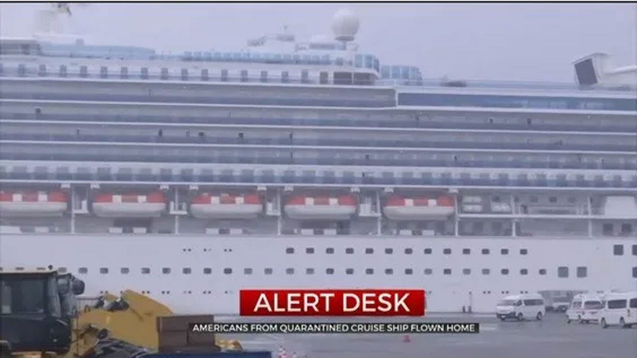 Americans From Virus-Infected Quarantined Cruise Ship Flown Home