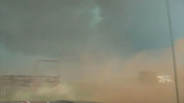 WEB EXTRA: Stormtracker Marty Logan's Close Encounter With Small Tornado