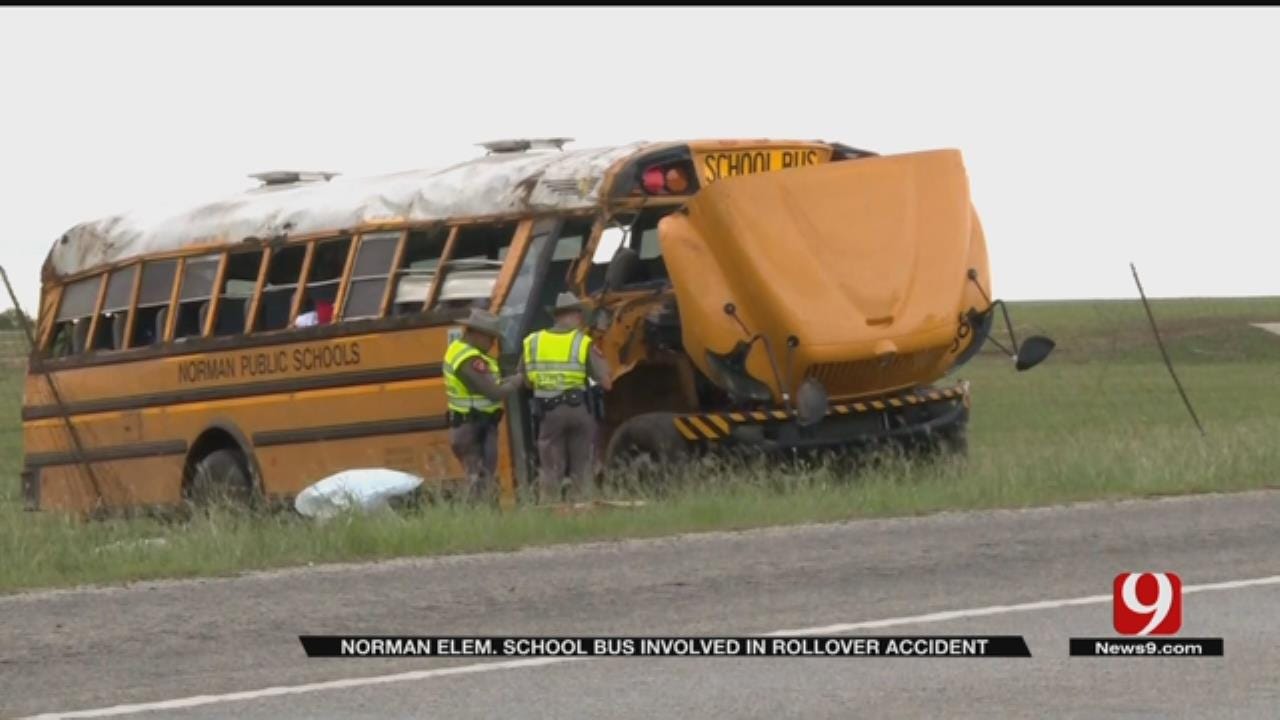 Norman School Bus Involved In Rollover Crash In Lampasas Texas