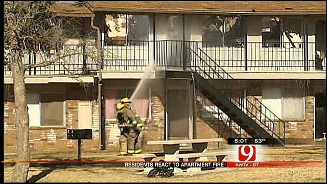 MWC Apartment Fire Leaves Seven Families Homeless