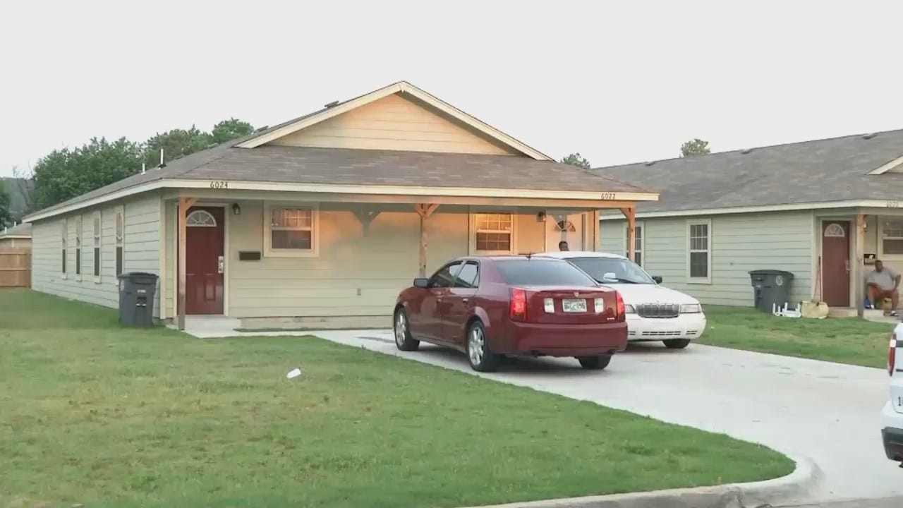 WEB EXTRA: Video From The Scene Of Shots Fired Into Tulsa Home