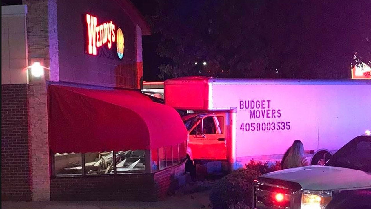 Truck Crashes Into NW OKC Fast Food Restaurant