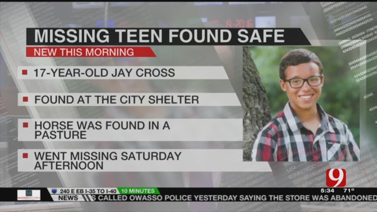 Missing Boy Found Early Monday