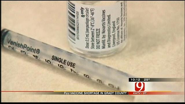 Some Grady County Pharmacies Run Out Of Flu Vaccine, Wait For More