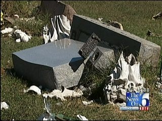 Vandals Strike Northern Rogers County Cemetery