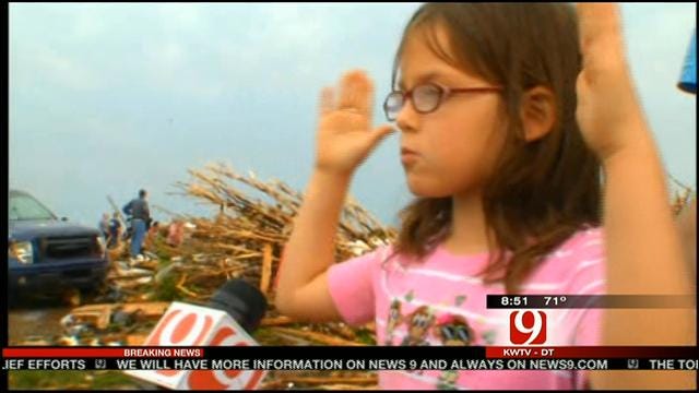 7-Year-Old Girl Shares Story Of Surviving Massive Moore Tornado
