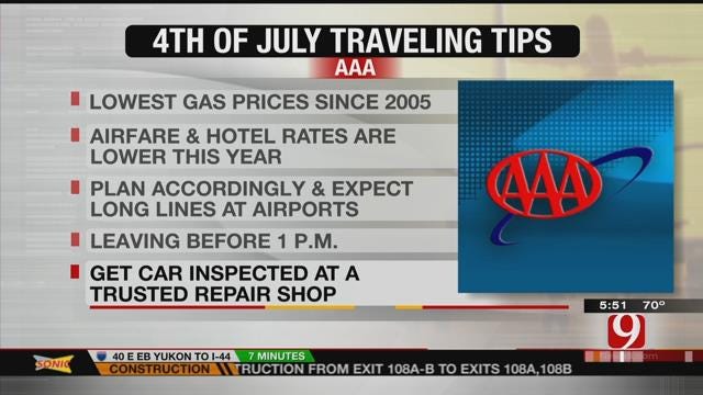 Travelers Expected In Droves This 4th Of July Weekend