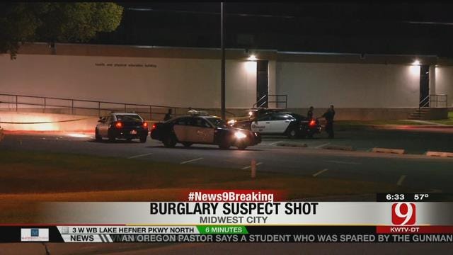 Burglary Suspect Shot By Officer At Rose State College