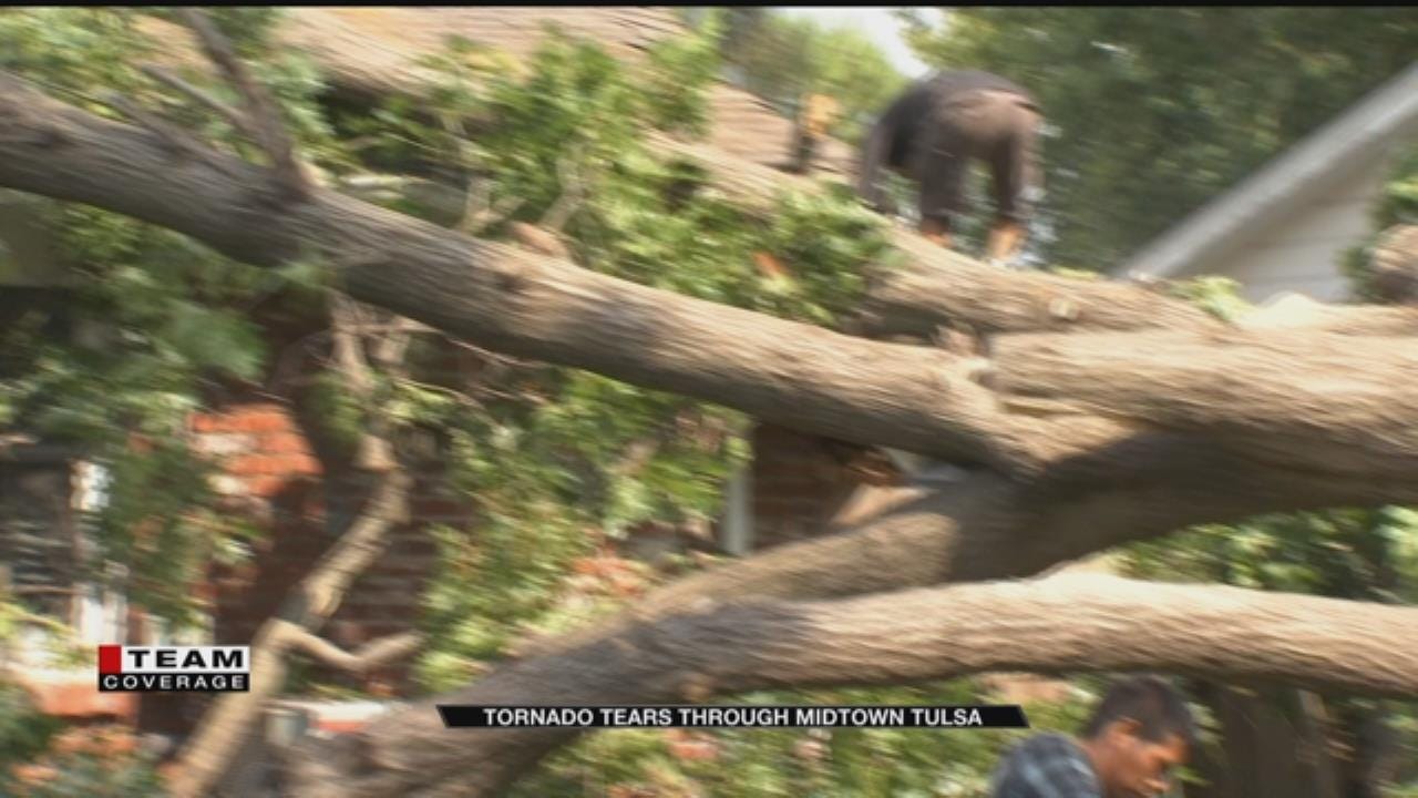 Storm, Tornado Leaves 6-Mile Destruction Area In Tulsa