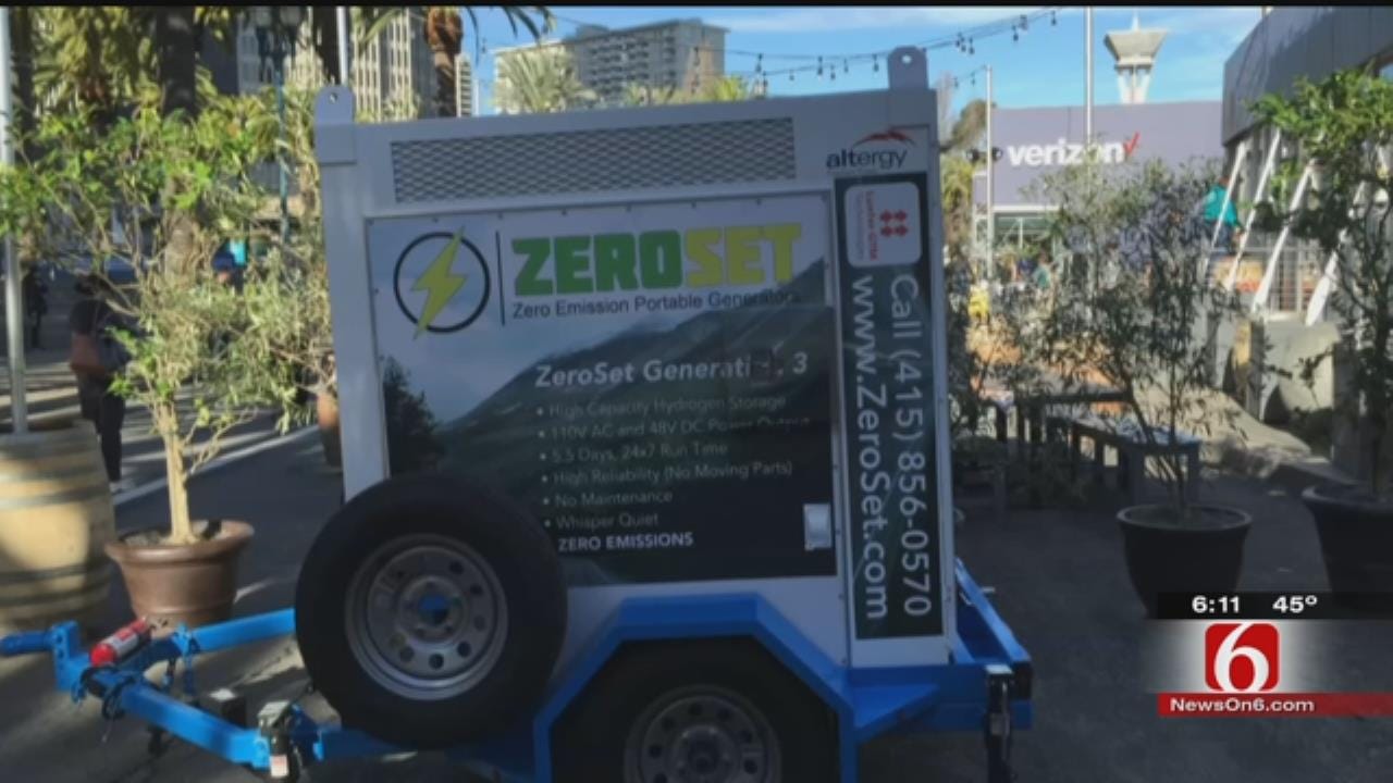 Hydrogen-Powered Generators Made In Tulsa Used At Super Bowl