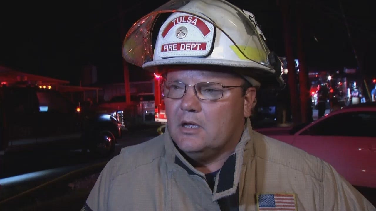 WEB EXTRA: Tulsa District Fire Chief Kelly Kaiser Talks About The Fire