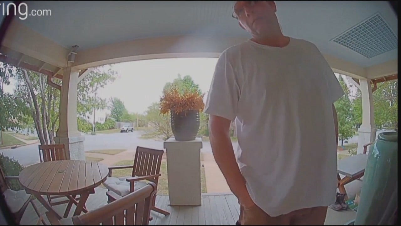WEB EXTRA: Surveillance Video From Tulsa Home Burglary