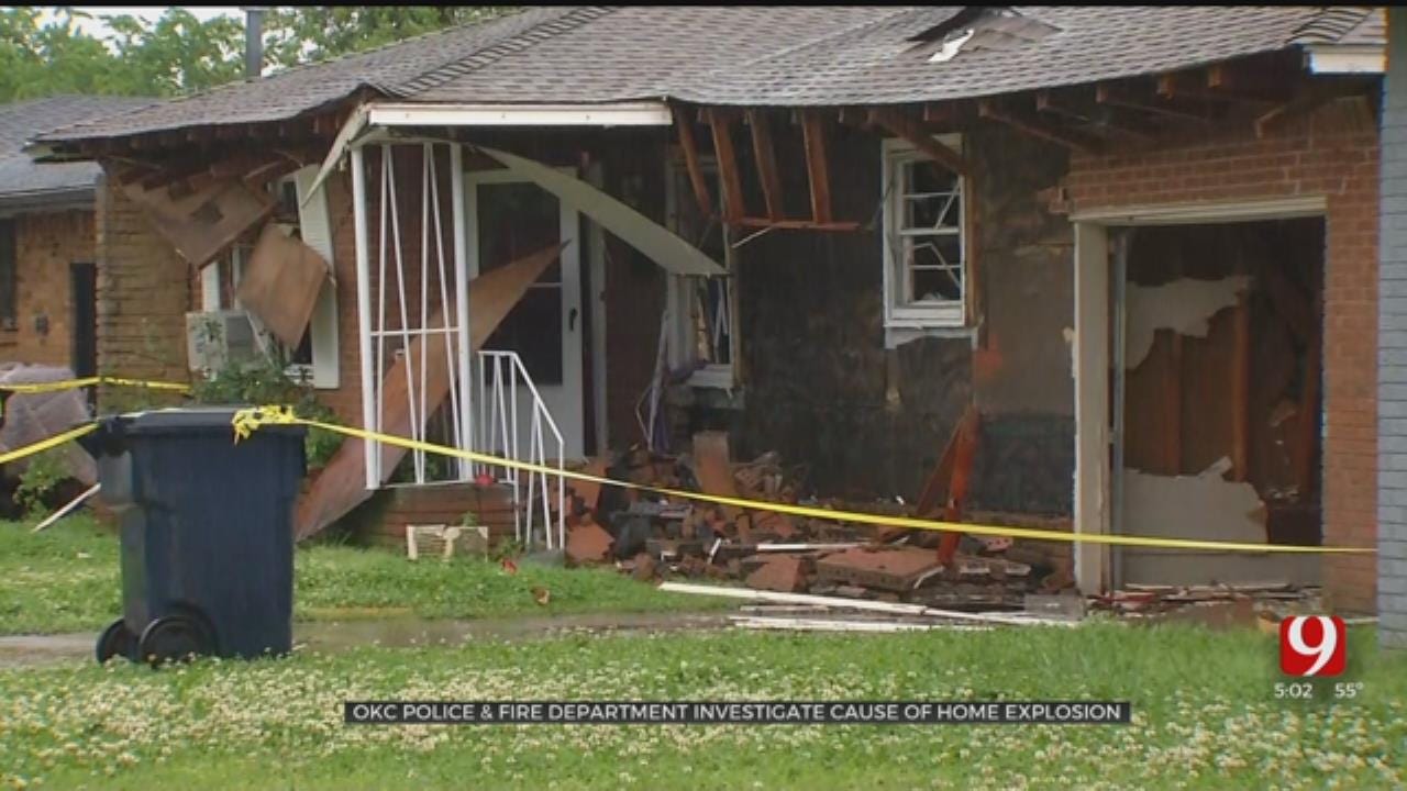 OKC Police, Fire Department Investigating Cause Of Home Explosion